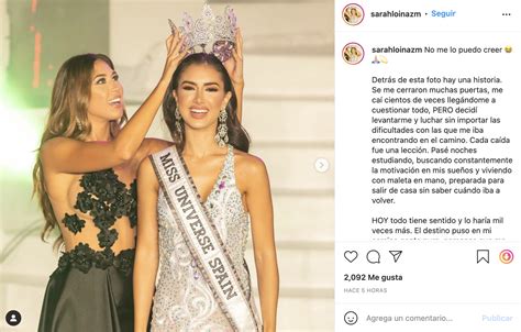 Esta Es Sarah Loinaz La Nueva Miss Universo España 2021