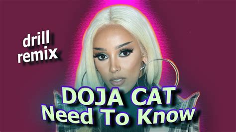 Doja Cat X Hikkadamn Need To Know Drill Remix Youtube