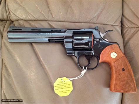 Colt Python 357 Magnum 6 Royal Blue New Appears Factory Test Fired