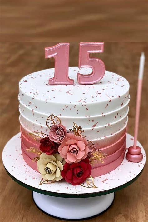 amazing cakes birthday flowers 😮😮 15th birthday cakes cake designs birthday elegant birthday