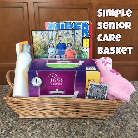 So happy i found this website. Caregivers can put together this easy Senior Care Basket ...