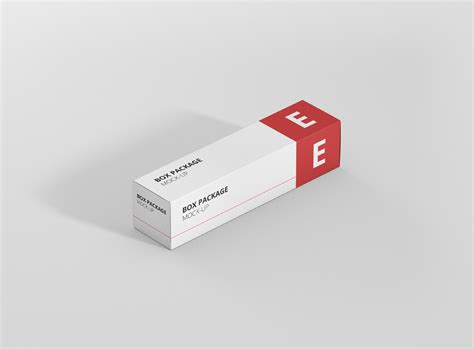 Download Package Box Mock-Up - Long Rectangle - Premium and Free ...
