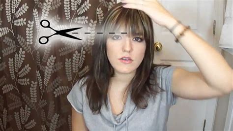 Tips For Blunt Cut Bangs Youtube