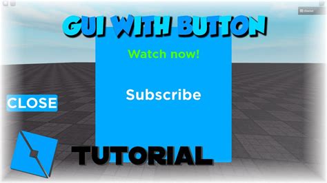 Gui With Button Roblox Scripting Tutorial Youtube