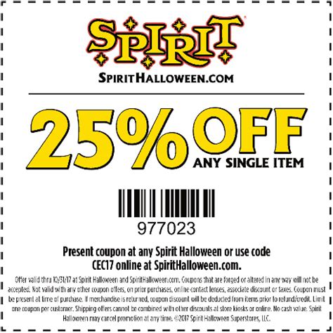 Discount applies to selected products. Spirit Halloween October 2020 Coupons and Promo Codes