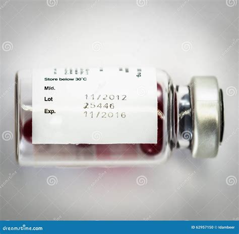Label Expiration Medicine Stock Photo Image Of Expire 62957150