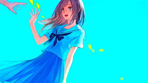 Wallpaper Drawing Illustration Long Hair Anime Girls
