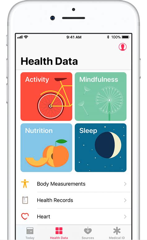Use The Health App On Your Iphone Or Ipod Touch Apple Support