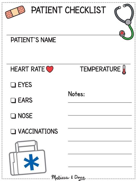 Doctor Role Play Free Printables
