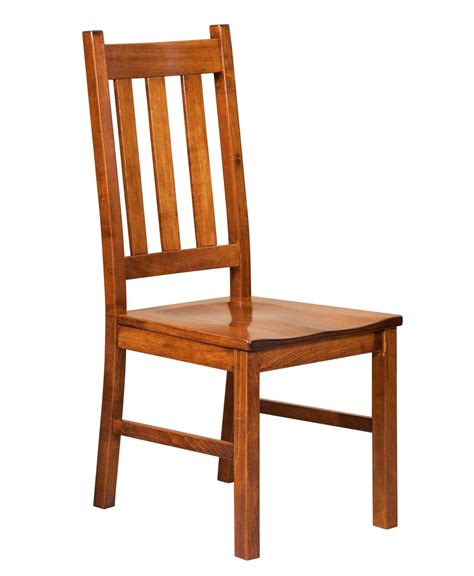 We offer a variety of options in which you can personalize your contemporary dining chairs, such as different stains, wood types. Denver Dining Chair - Amish Direct Furniture