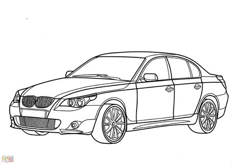 Racing Cars Coloring Pages Kids Bmw M3