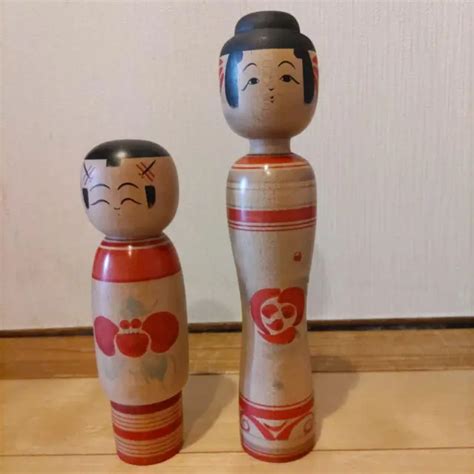 Kokeshi Dolls By Toshiyuki Kojima And Naoko Honma 53 55 Picclick