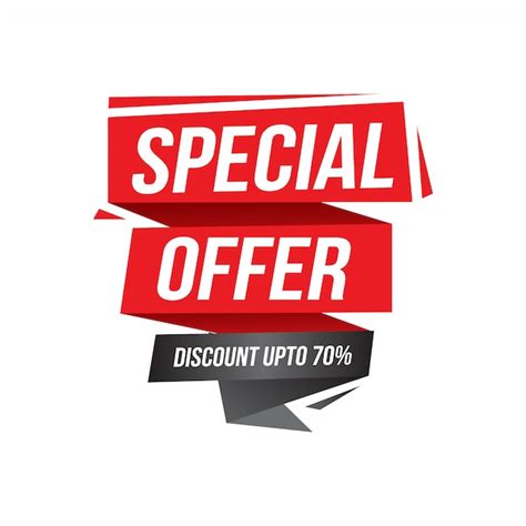 Premium Vector Sale Special Offer And Price Ribbon Design