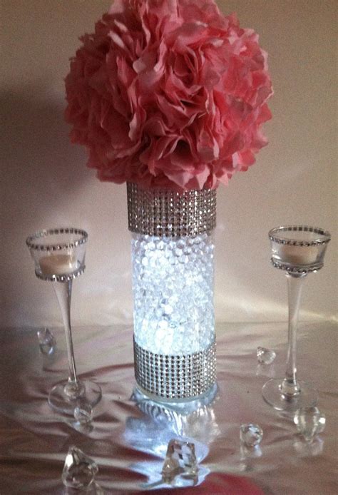 12 kissing ball centerpiece sets bling rhinestone centerpiece wedding centerpieces flower