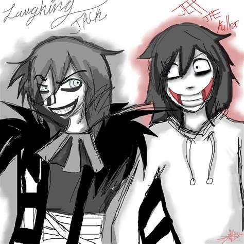Laughing Jack Y Jeff The Killer By Pbo Artistica On Deviantart