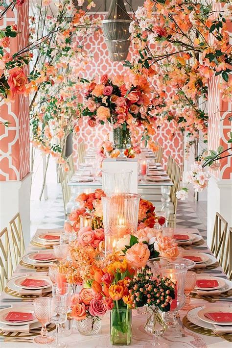 Coral Wedding Decor Guide For 2024 Coral Wedding Decorations Coral