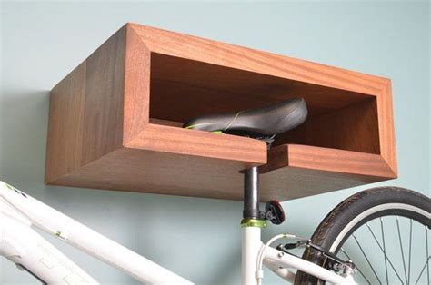20 Simple Wooden Wall Bike Rack Designs For Inspiration Wood Bike