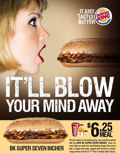 Sexy Ads Burger King  The Danish Designer