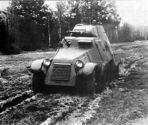 Ba 11 Soviet Heavy Armored Car 1940 Armored Vehicles Wwii Vehicles