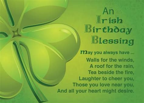 Pin On Irish Birthday Blessing