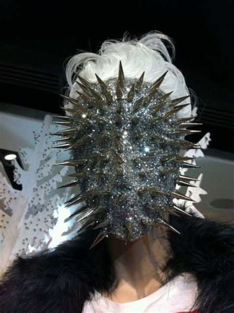 Alexander Mcqueen Mask Fashion Mask Face Jewellery Futuristic Fashion
