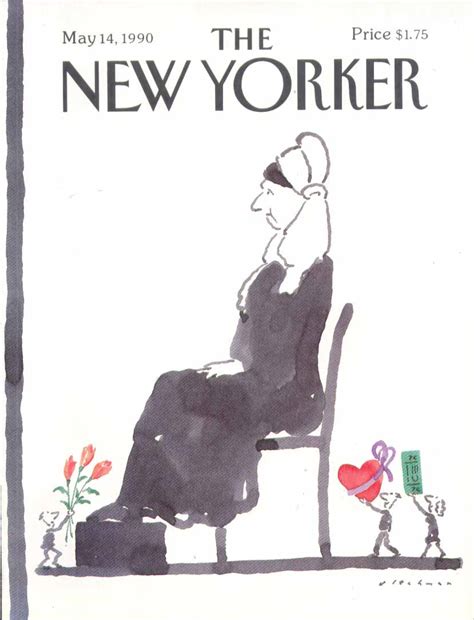 New Yorker Cover Blechman Whistlers Mom Day 514 1990