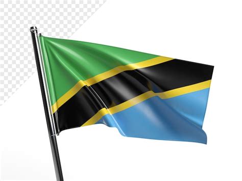 Bandera De Tanzania Archivo PSD Premium
