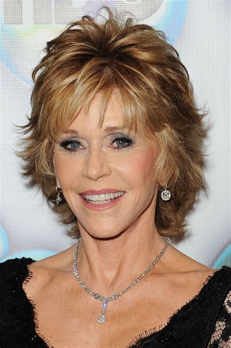 Pictures And Photos Of Jane Fonda Imdb Short Shag Hairstyles Short