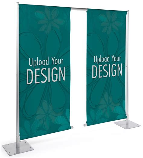 Dual Outdoor Banner Display Printed Weatherproof Polyester