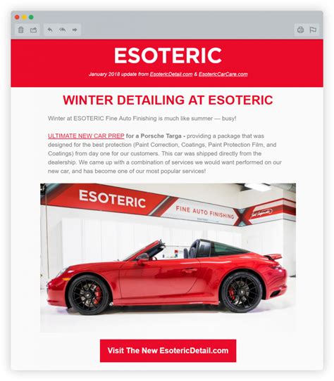 Maybe you would like to learn more about one of these? The Revamped ESOTERIC Newsletter | ESOTERIC Auto Detail in ...