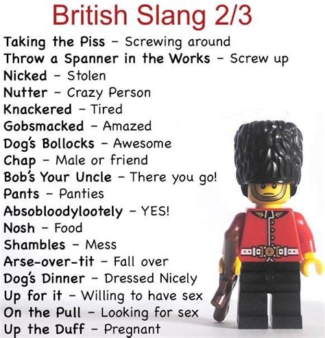 British Slang British Slang Words English Vocabulary Learn English
