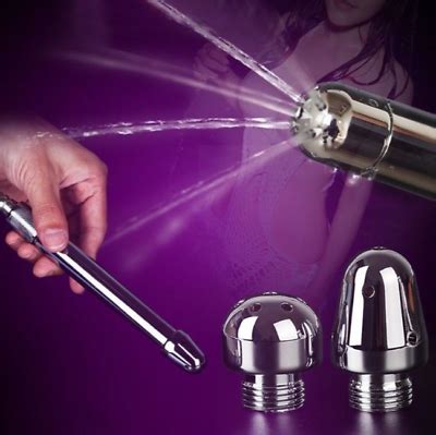 STEEL ENEMA SHOWER 3 HEAD ATTACHMENT DOUCHE ANAL VAGINAL PERSONAL BODY