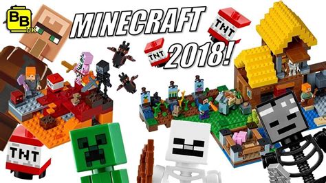 First Look 2018 Lego Minecraft Sets New Wave Youtube