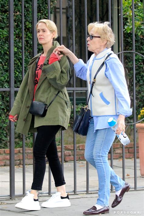 Sarah Paulson And Holland Taylor Out In La June 2016 Popsugar Celebrity