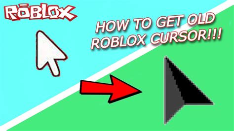 How To Get The Old Roblox Cursor Youtube