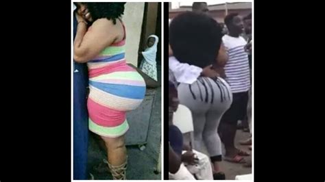Ghanaian Slay Queen Gets Mobbed Over Her Massive Backside Jollywootv