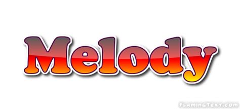 Melody Logo Outil De Conception De Nom Gratuit à Partir De Texte
