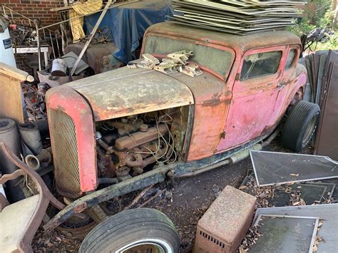 Pin By Bryan Wood On Still Waiting Cool Old Cars Abandoned Cars Hot