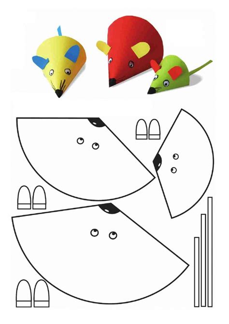 Mouse Craft Idea For Kids Crafts And Worksheets For Preschooltoddler