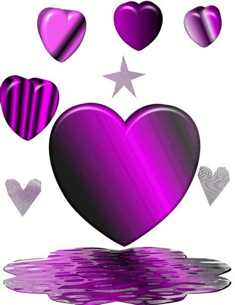 Sweet Purple Love Hearts By Aim4beauty On Deviantart Cuori Viola