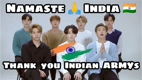 Bts Promoting Dynamite In India 🇮🇳 Bts Thanking Indian Armys For
