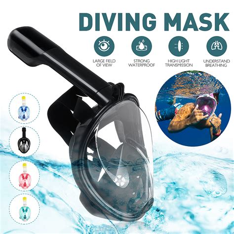 Diving Mask Underwater Anti Fog Full Face Snorkeling Mask Snorkel For Women Men Sale