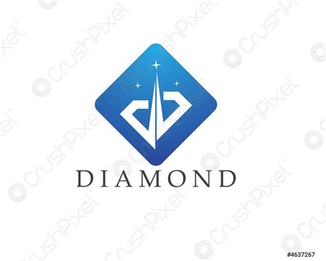 Diamond Logo Vector Stock Vector 4637267 Crushpixel