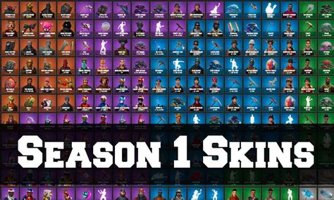 Fortnite Season 1 Skins All Fortnite Season 1 Outfits And Skins