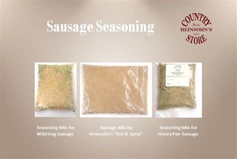 Sausage Seasoning And Spice Mixes Sausage Seasoning Sausage Seasonings