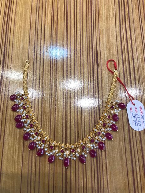 Ruby Jewelry Necklaces Gold Jewelry Simple Necklace Pearl Necklace