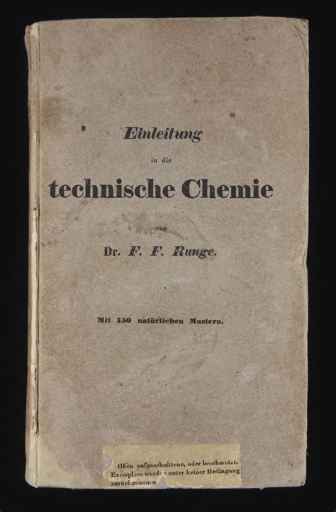 Beinecke Library On Twitter Einleitung In Die Technische Chemie Fuer