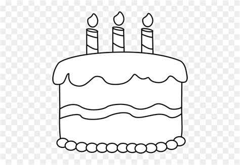 Small Black And White Birthday Cake Birthday Cake Clip Art Free