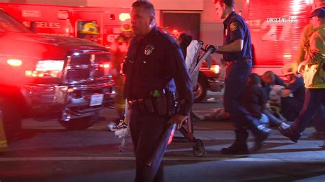 injuries reported in stampede at hollywood rap event