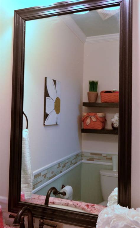 Frame A Mirror With Clips In 5 Easy Steps Bathroom Mirrors Diy Ikea Bathroom Bathroom Upgrades